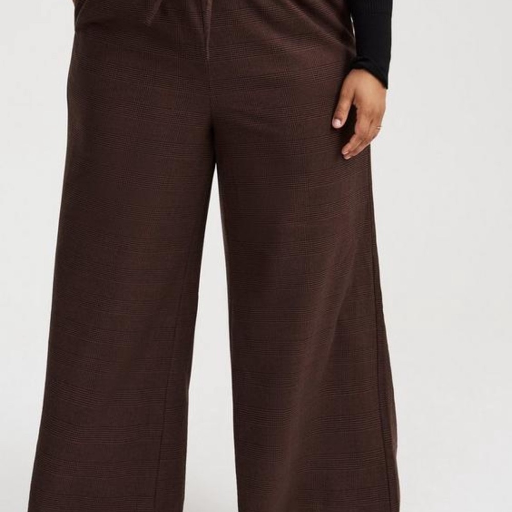 Torrid Chocolate Wide-Leg Pants